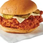 Buffalo fried chicken sandwich